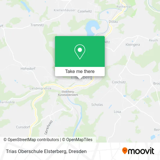 Карта Trias Oberschule Elsterberg
