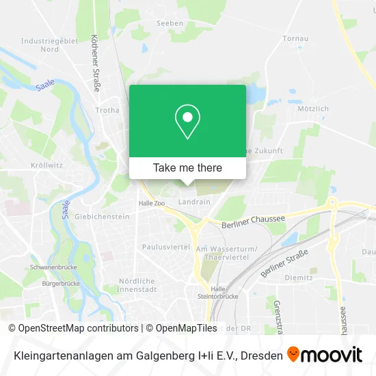 Карта Kleingartenanlagen am Galgenberg I+Ii E.V.