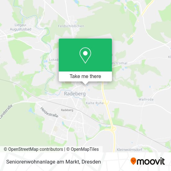 Карта Seniorenwohnanlage am Markt