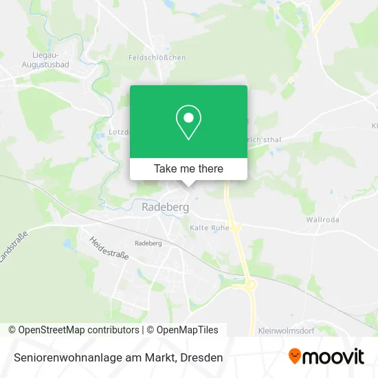 Карта Seniorenwohnanlage am Markt