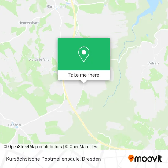 Карта Kursächsische Postmeilensäule