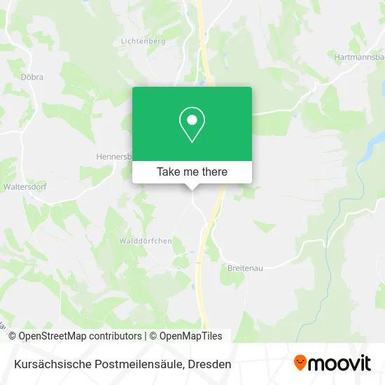Карта Kursächsische Postmeilensäule