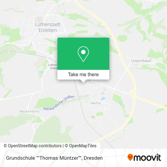 Карта Grundschule ""Thomas Müntzer""