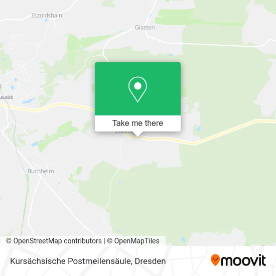 Карта Kursächsische Postmeilensäule