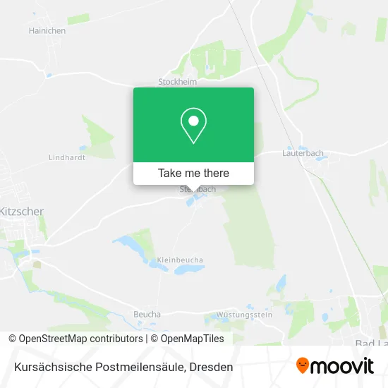 Карта Kursächsische Postmeilensäule