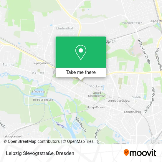 Карта Leipzig Slevogtstraße