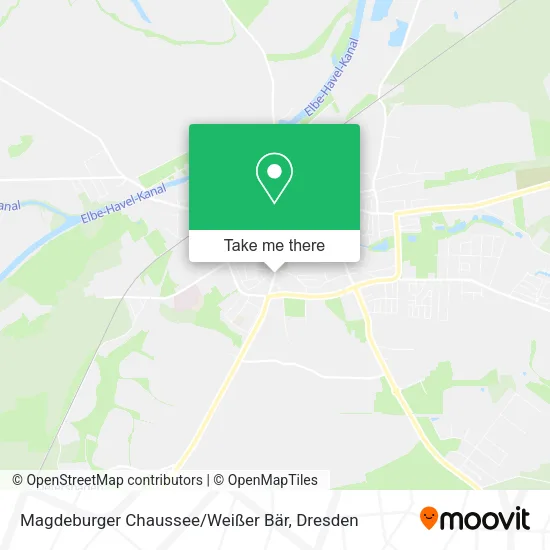 Карта Magdeburger Chaussee / Weißer Bär