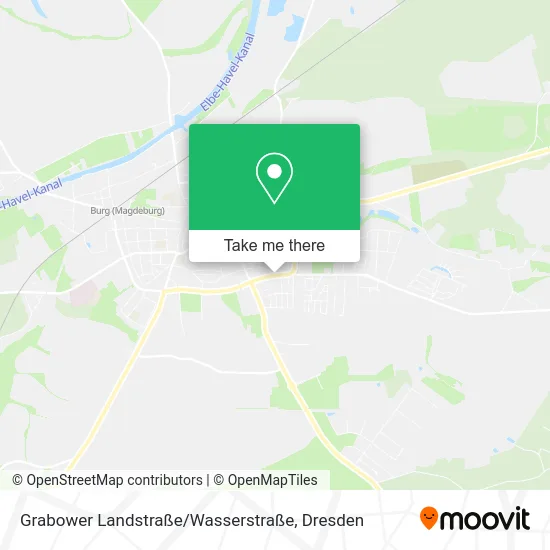 Карта Grabower Landstraße / Wasserstraße