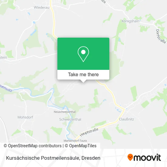 Карта Kursächsische Postmeilensäule