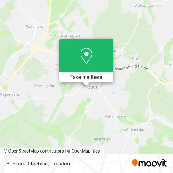 Карта Bäckerei Flechsig