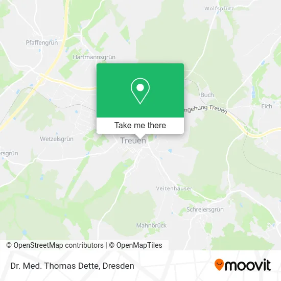Карта Dr. Med. Thomas Dette