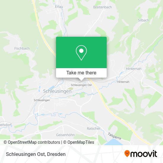 Карта Schleusingen Ost