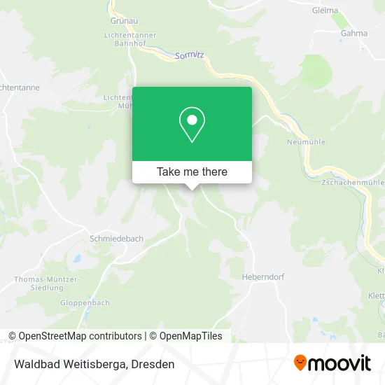 Карта Waldbad Weitisberga