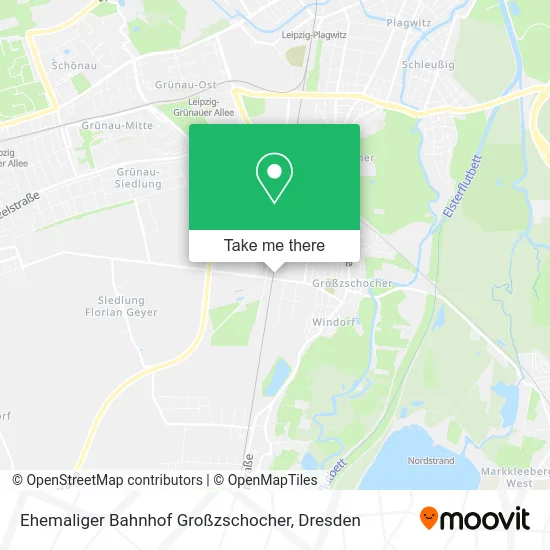 Карта Ehemaliger Bahnhof Großzschocher