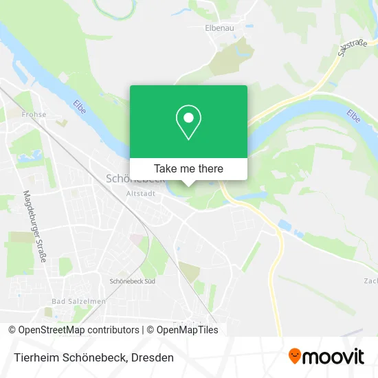Карта Tierheim Schönebeck