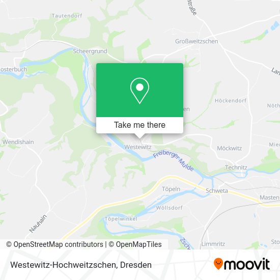 Карта Westewitz-Hochweitzschen