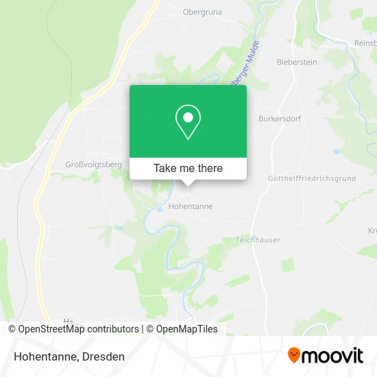 Карта Hohentanne