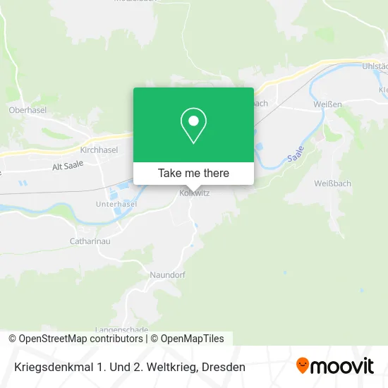 Карта Kriegsdenkmal 1. Und 2. Weltkrieg