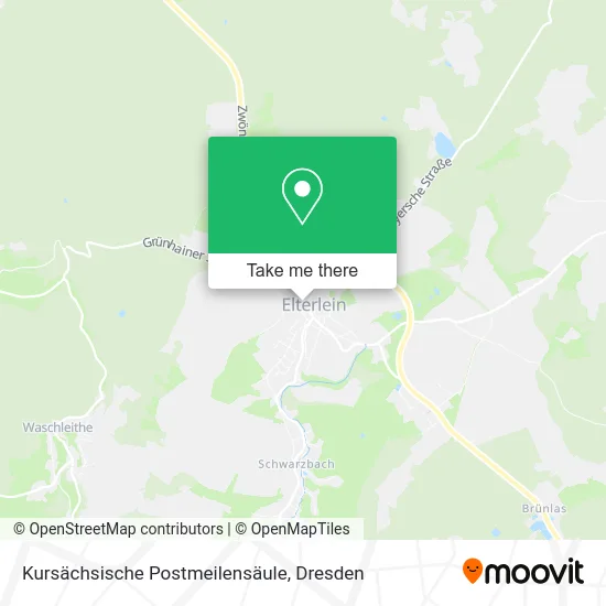 Карта Kursächsische Postmeilensäule