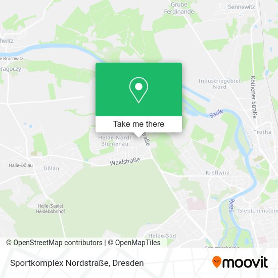 Карта Sportkomplex Nordstraße