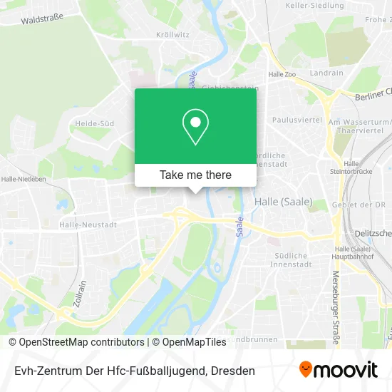 Карта Evh-Zentrum Der Hfc-Fußballjugend