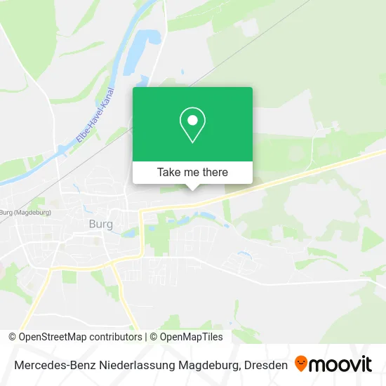 Карта Mercedes-Benz Niederlassung Magdeburg