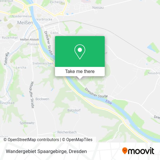 Карта Wandergebiet Spaargebirge