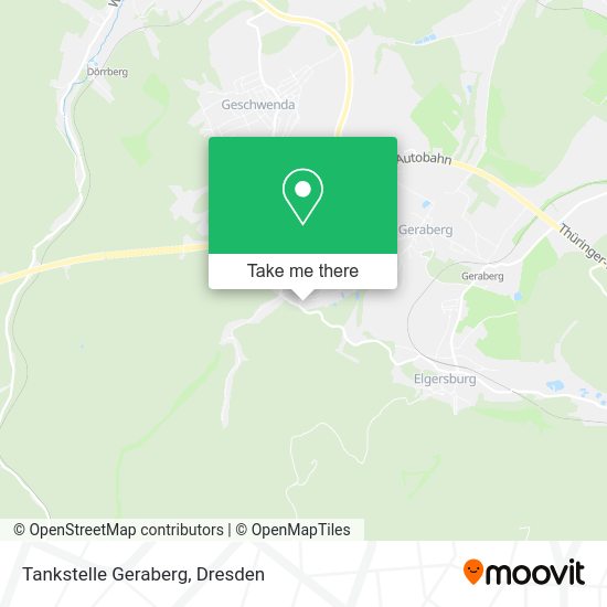 Карта Tankstelle Geraberg