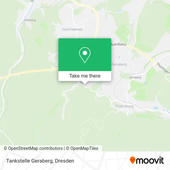 Карта Tankstelle Geraberg