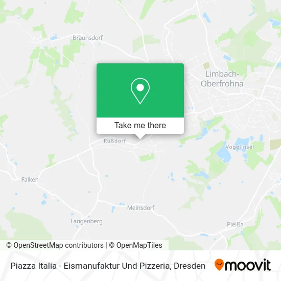 Карта Piazza Italia - Eismanufaktur Und Pizzeria