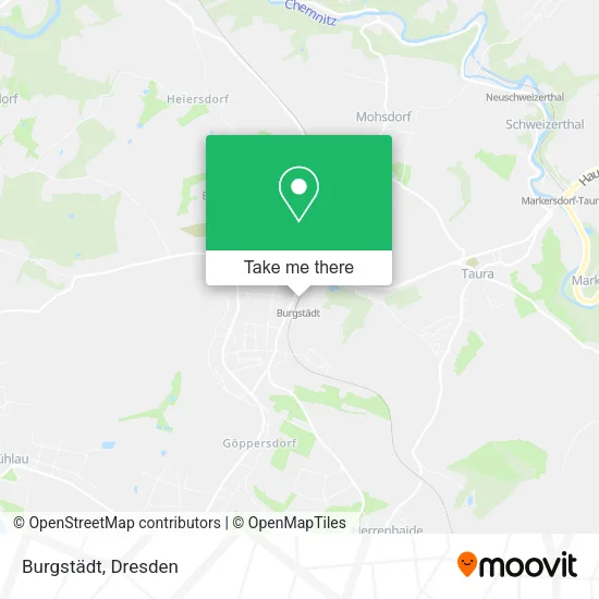 Карта Burgstädt