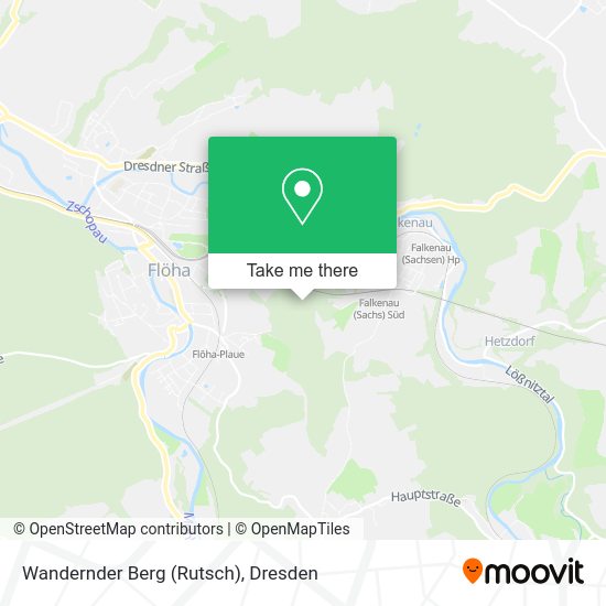 Карта Wandernder Berg (Rutsch)