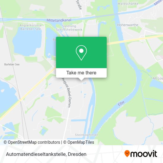 Карта Automatendieseltankstelle