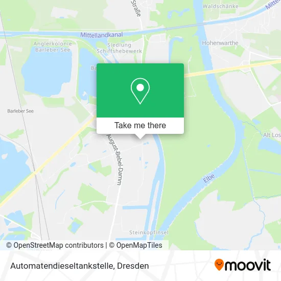 Карта Automatendieseltankstelle