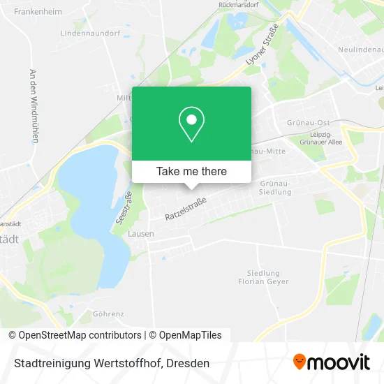 Stadtreinigung Wertstoffhof map