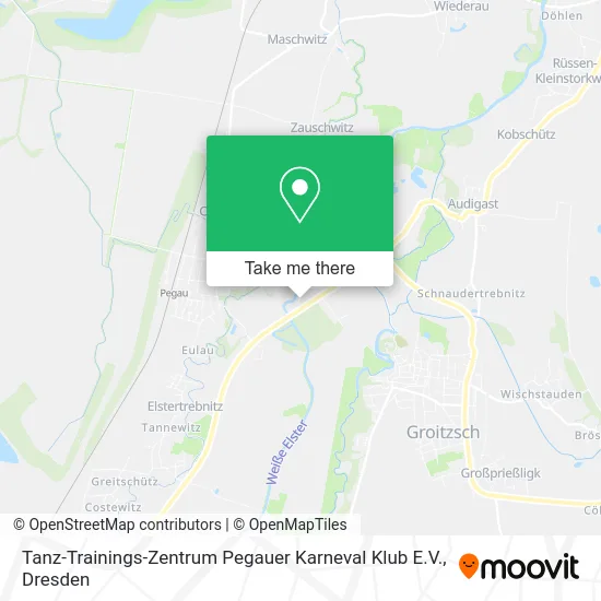 Карта Tanz-Trainings-Zentrum Pegauer Karneval Klub E.V.