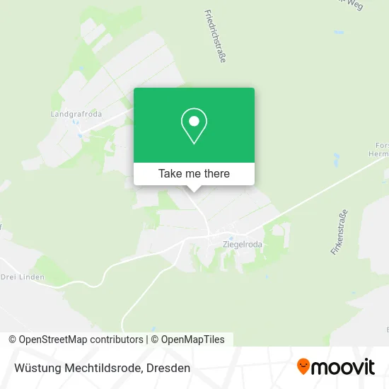 Карта Wüstung Mechtildsrode