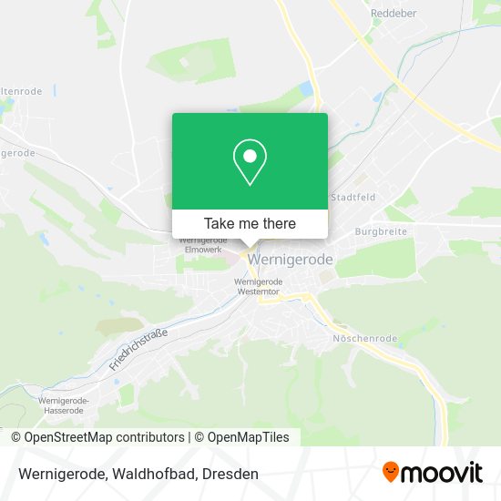 Карта Wernigerode, Waldhofbad