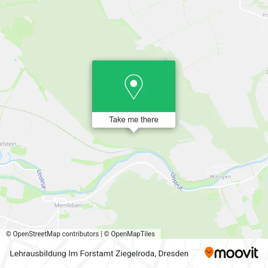 Карта Lehrausbildung Im Forstamt Ziegelroda
