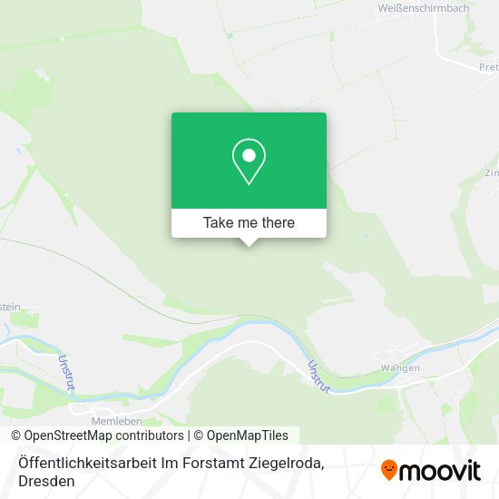 Карта Öffentlichkeitsarbeit Im Forstamt Ziegelroda