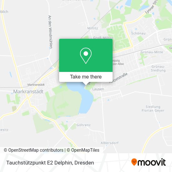 Карта Tauchstützpunkt E2 Delphin