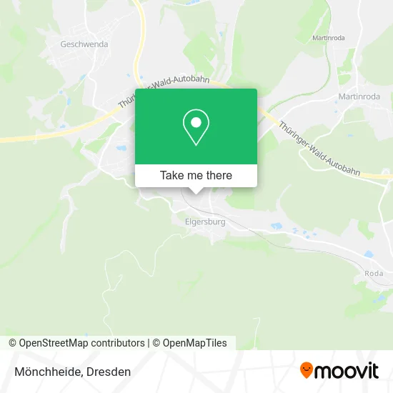 Карта Mönchheide