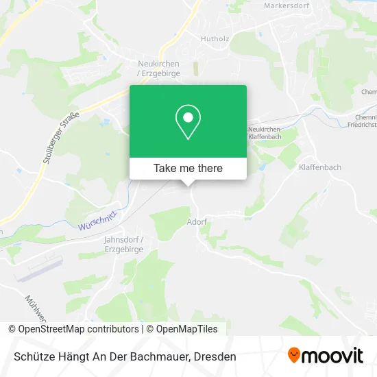 Карта Schütze Hängt An Der Bachmauer