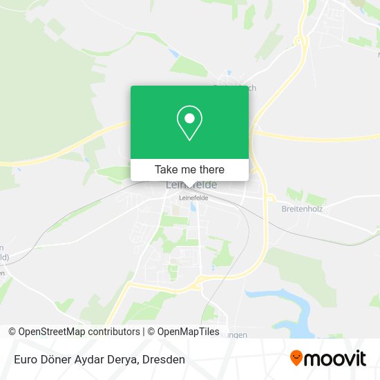 Карта Euro Döner Aydar Derya