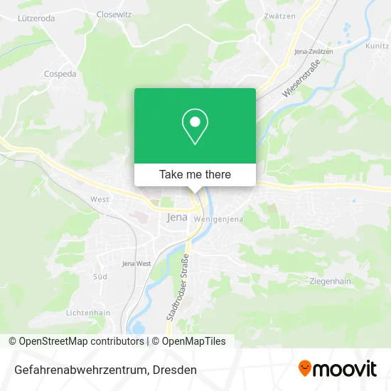 Карта Gefahrenabwehrzentrum