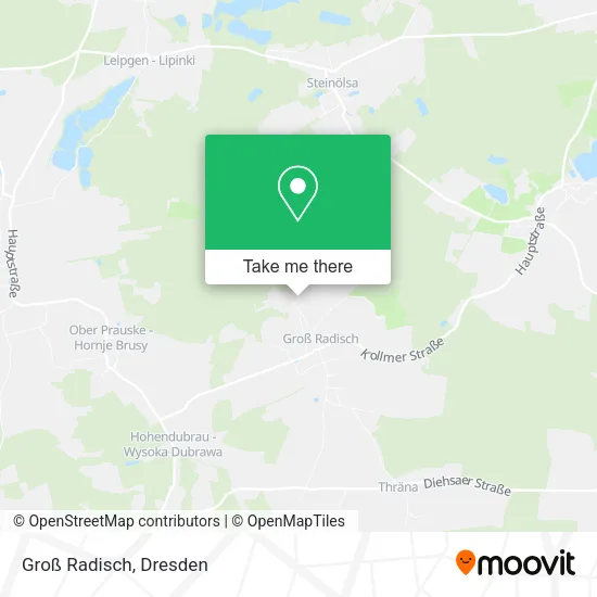 Карта Groß Radisch