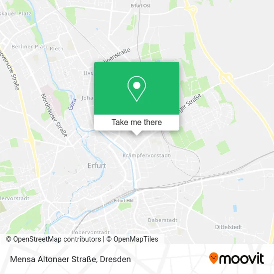 Карта Mensa Altonaer Straße