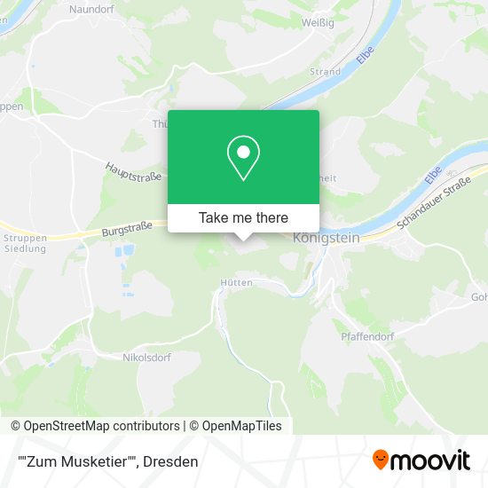 Карта ""Zum Musketier""