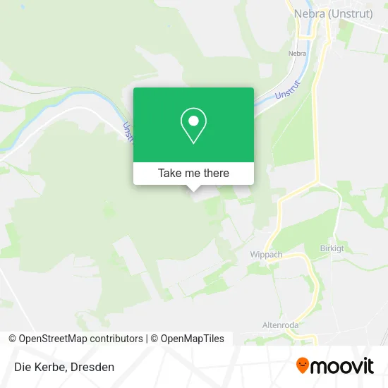 Карта Die Kerbe