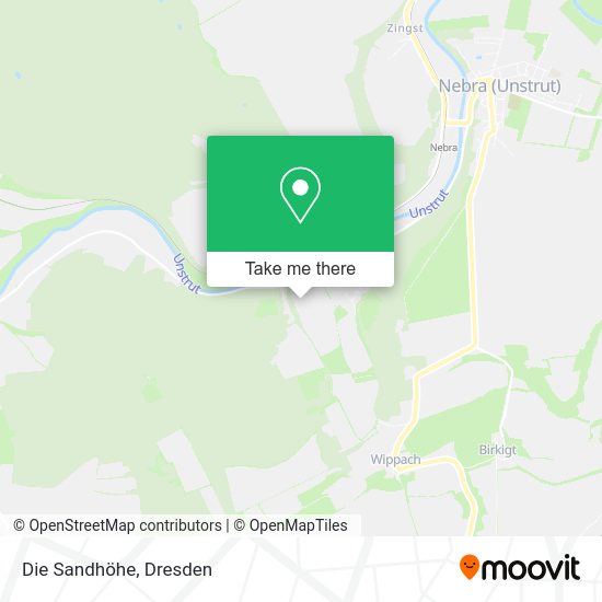 Карта Die Sandhöhe